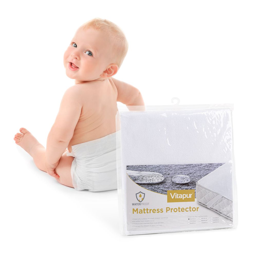 Baby Protect Wasserdichter Matratzenschoner, 60x120