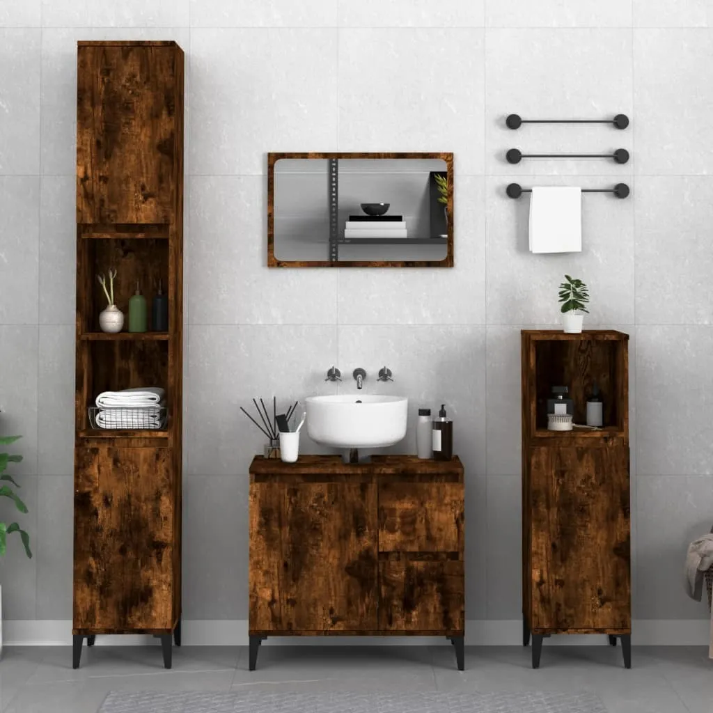 Maison Exclusive Mobile Sottolavabo Rovere Affumicato - Prezzo Top