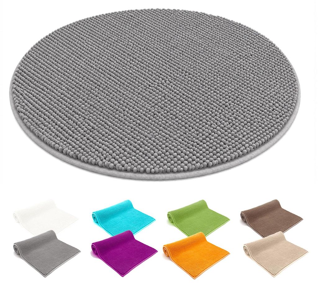 heimtexland ® Badvorleger Chenille Super Flauschig Produktbild 
