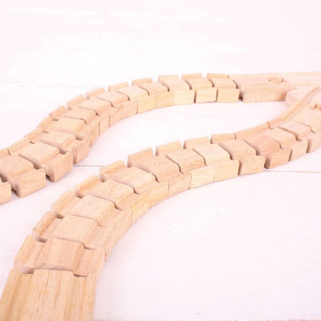 Bigjigs Rail Ohebná kolej 2 kusy Obrázek produktu 