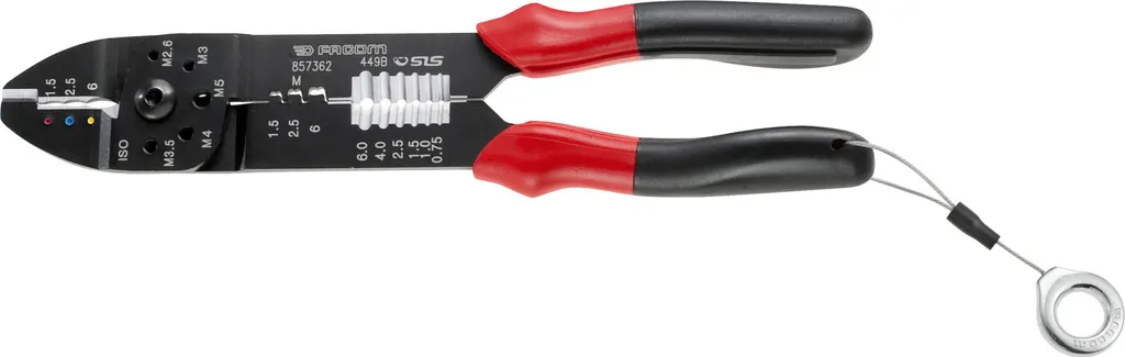 Facom SLS Pince à sertir pour cosses et connecteurs isolés 449.SLS