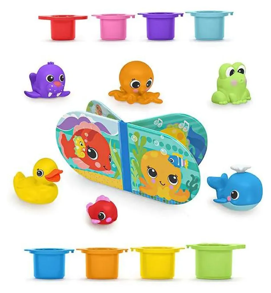 Ensemble de Bain Bébé Splash Splash : Éveil Sensoriel et Couleurs Vives