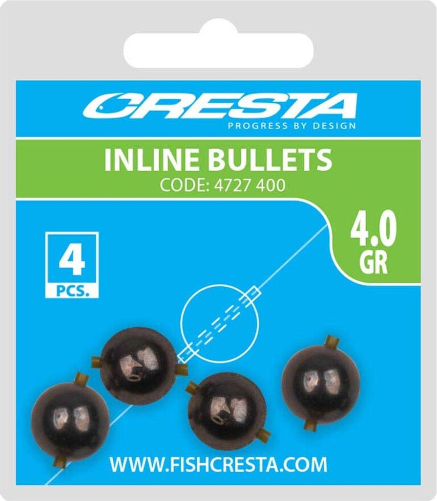 Cresta Inline Bullet Angeln Blei Durchsichtig 0.75 g Durchsichtig 0.75 g