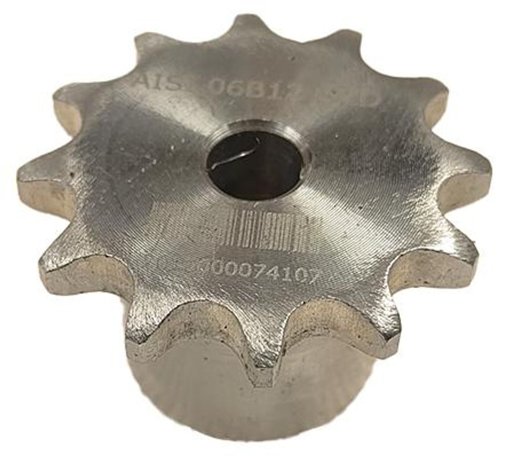 Kettenrad 06B – 12 Zähne, Rostfrei – Ozdowski