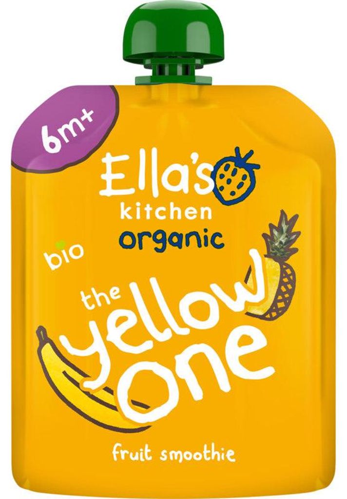 Ella's Kitchenovocné smoothie žlté 90 ml, 100% detská kaša Obrázok produktu 
