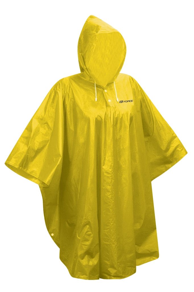 Poncho-Gelb Regenponcho für Camping Fahrrad Regenmantel Regenschutz mit Kapuze 