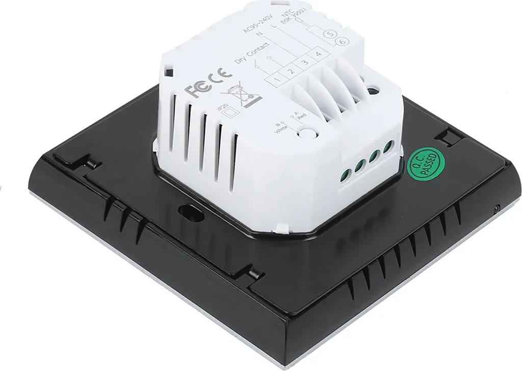 Thermostat d'ambiance tactile programmable pour chauffage central 5A - 7