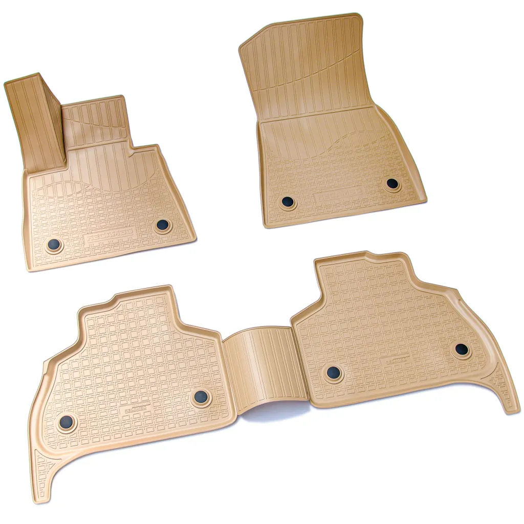 Set Tappetini 3D Beige BMW X5 G05 F95 | Gomma Su Misura Alta Qualità