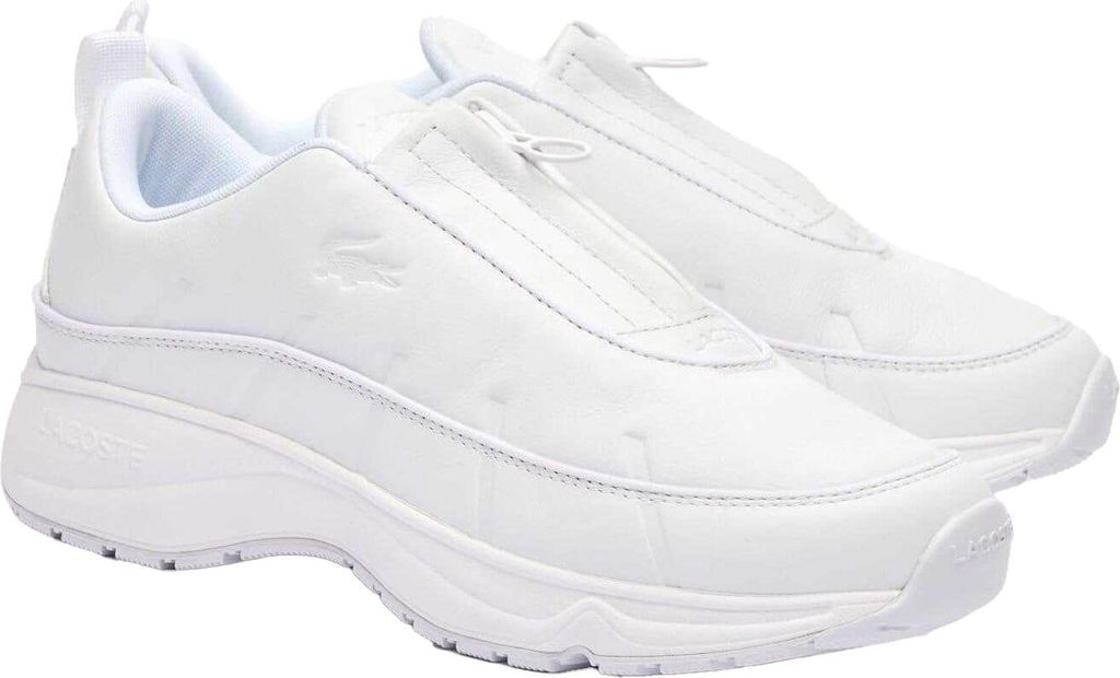 Lacoste - "Audyssor" Sneaker für Herren, Leder, Reißverschluss GT10638 (41,5 EU) (Weiß)
