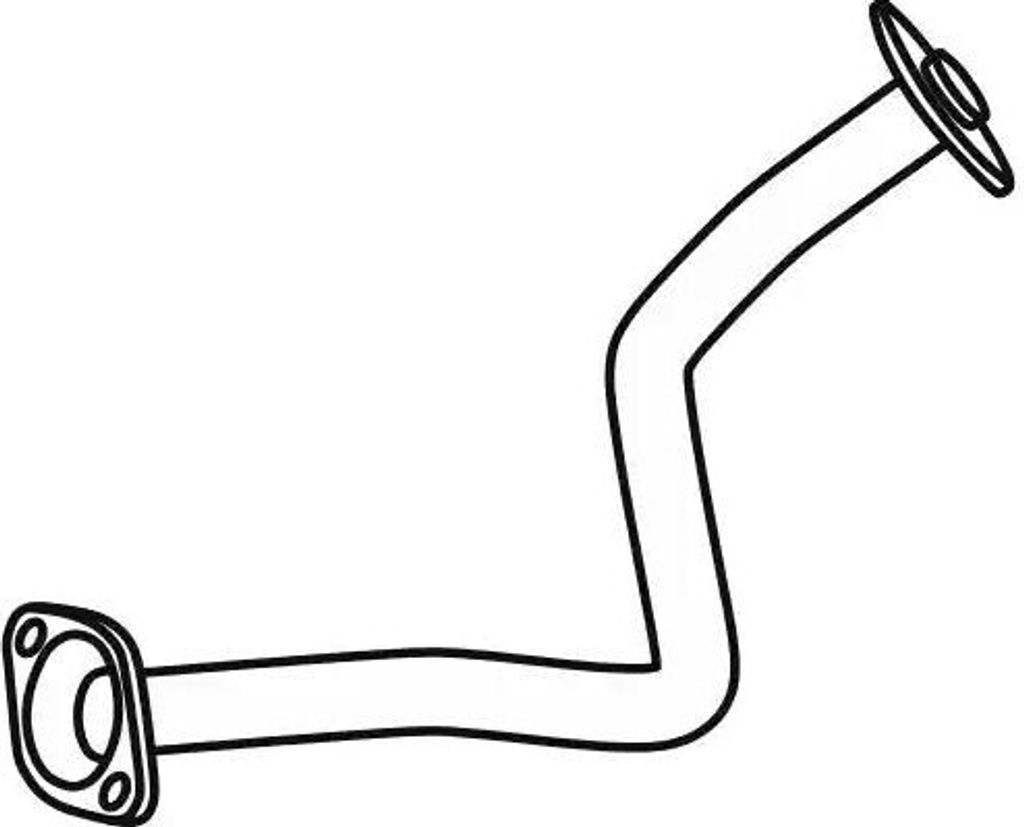 VEGAZ Abgasrohr Auspuffrohr für NISSAN NOTE (E12) DR-255