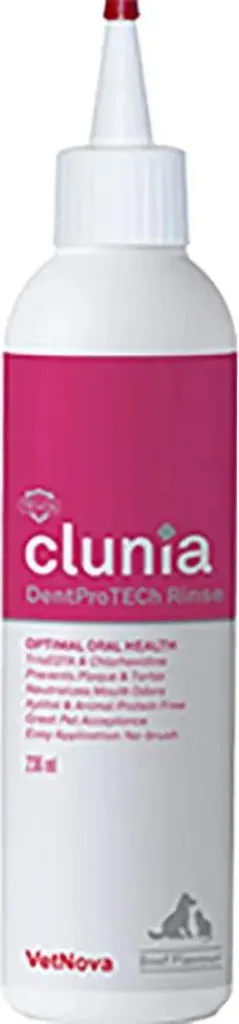 Soin Buccal sans Brossage Vetnova Clunia Dentprotech Rinse de 236ml