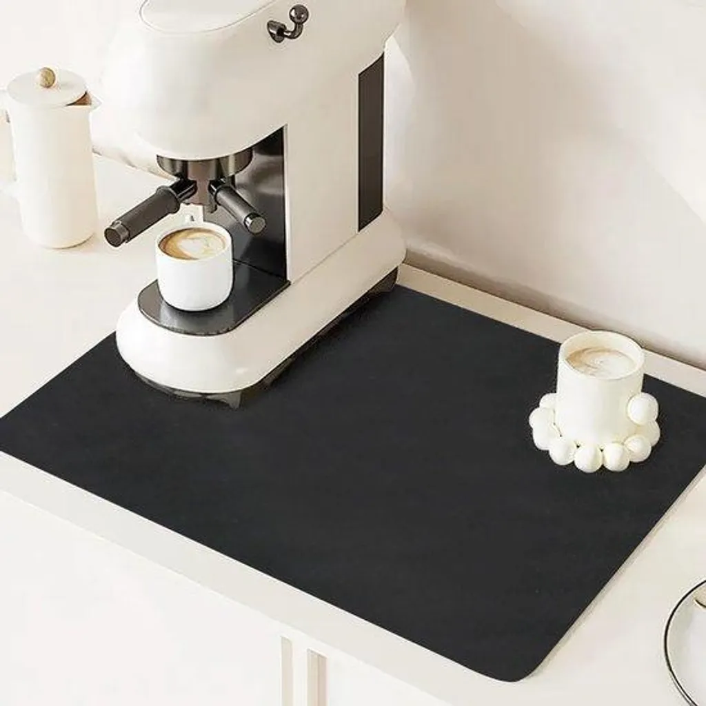 Tapis de sol antidérapant pour cuisine et machine à café - 50x40 cm