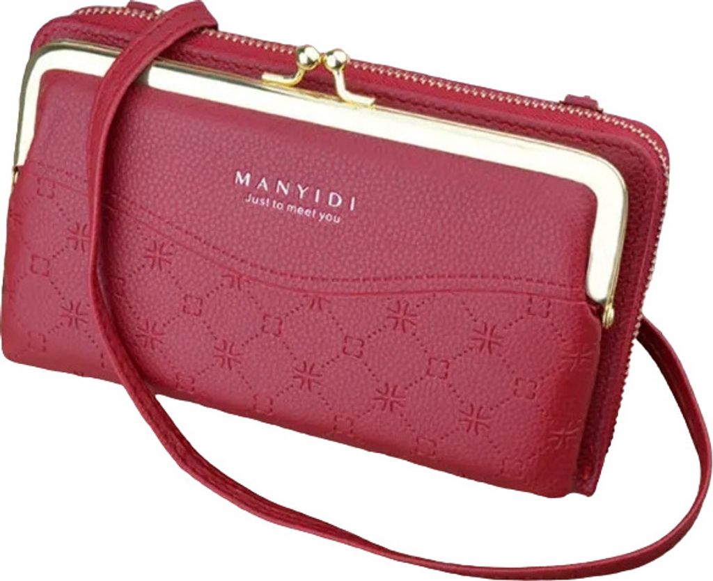 Lea Crossbody Geldbörse in Burgundy – Stilvoll und Praktisch KP25217