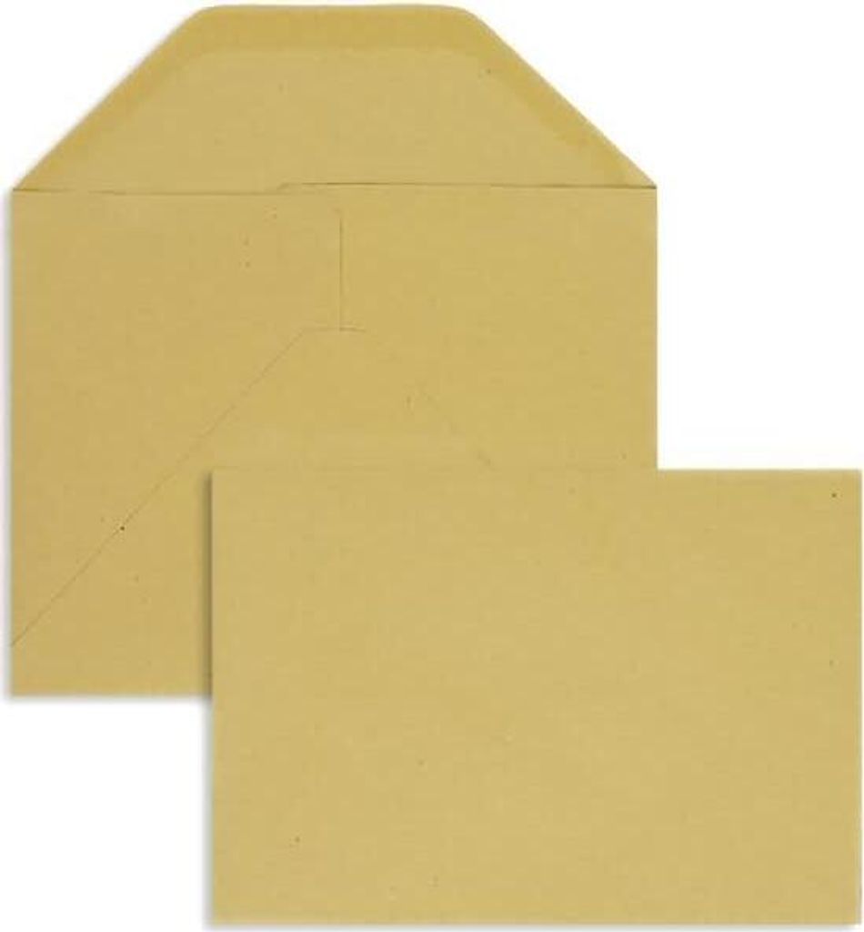 Wertbriefumschläge 125x176mm (DIN B6) 110g/qm gummiert VE=250 Stück