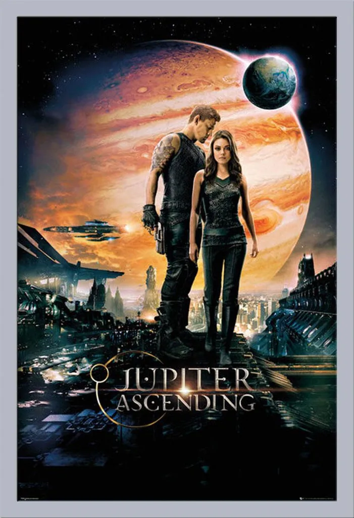 Jupiter Ascending One Sheet Poster + Cornice Shinsuke Maxi MDF Silver