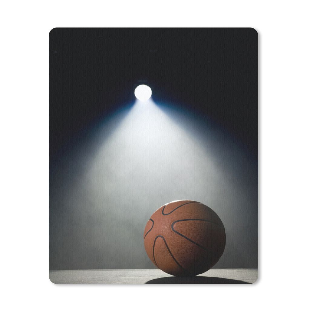 MuchoWow Mauspad Mousepad Basketball im Rampenlicht 30x40 cm - Mousepads - Maus Mat - Pad - Mausunterlage - Mausmatten