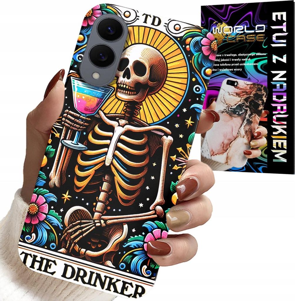 Fall Für Samsung Galaxy S25 Rand - Der Trinker Al Wein Trinken Designs Fall