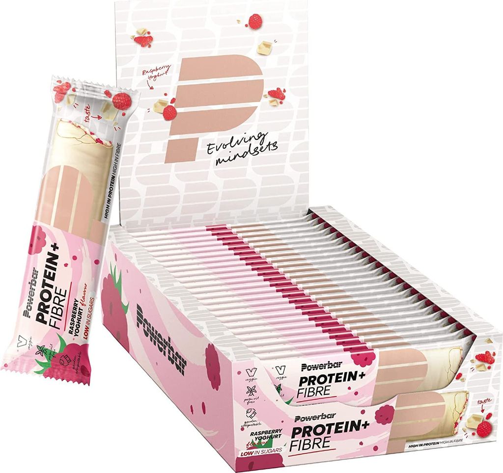 Powerbar Protein Plus Fibre Raspberry Yoghurt 16x35g Produktbild 
