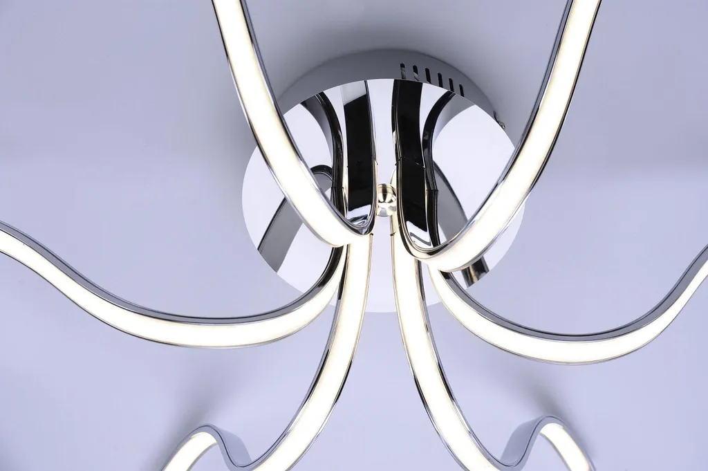 Plafonnier LED Design Courbe VALERIE en Métal, Éclairage 6 Branches - 15
