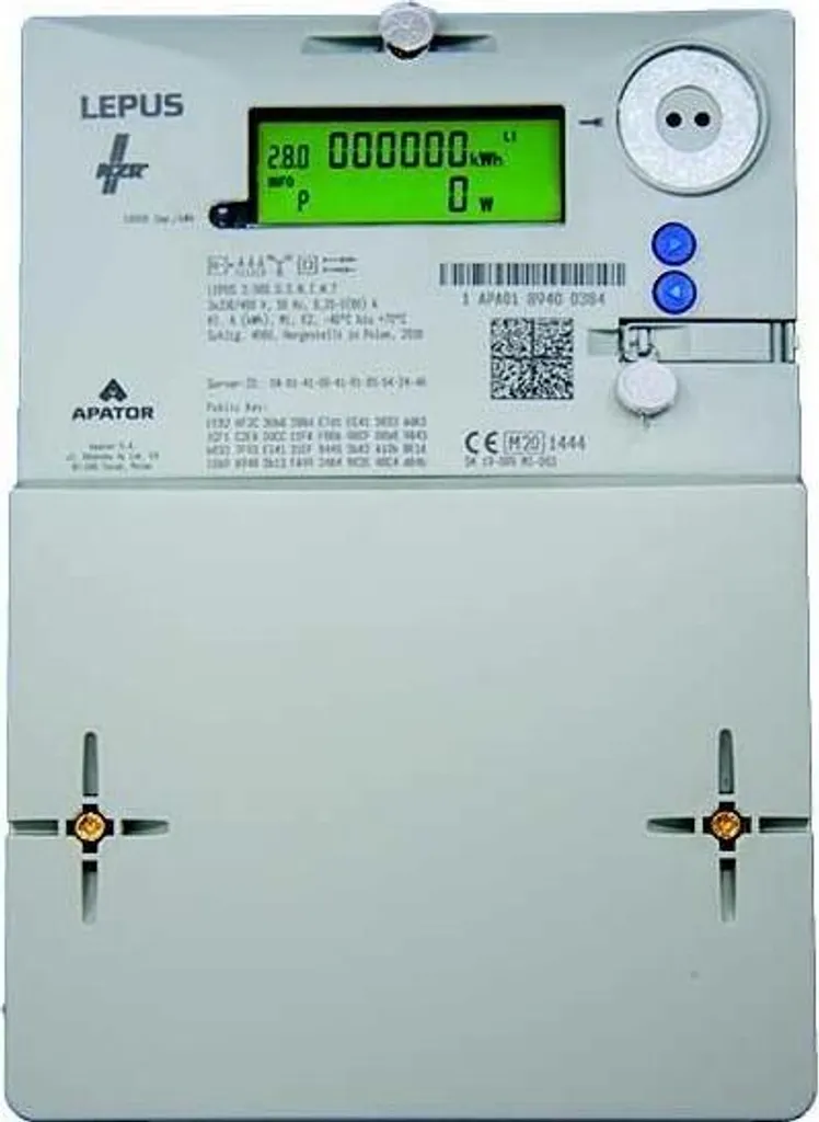 Compteur triphasé 3x100A NZR étalonné B : fiabilité et lecture digitale
