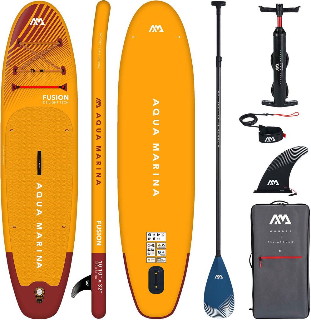 Aqua Marina Fusion 10'10" SUP Brett BT-23FUP + Carbon Paddel