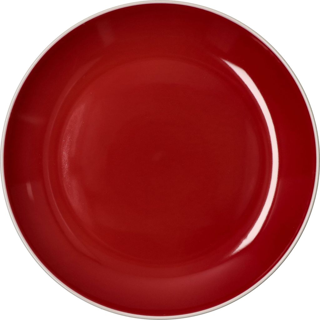 4er Set Linus rot Speiseteller Essteller Grill-Platte Produktbild 4