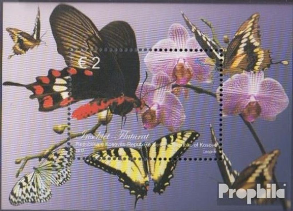 Briefmarken Kosovo 2012 Mi Block20 (kompl.Ausg.) postfrisch Schmetterlinge
