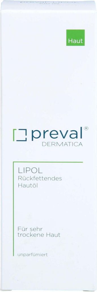 preval Lipol rückfettendes Hautöl für sehr trockene Haut, 100 ml Öl