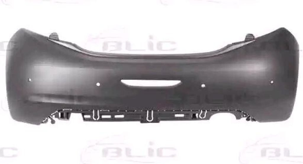BLIC Heckstoßstange Stoßfänger Hinten passend für PEUGEOT 208 I Schrägheck (CA, CC) 208 Kastenwagen (CR)