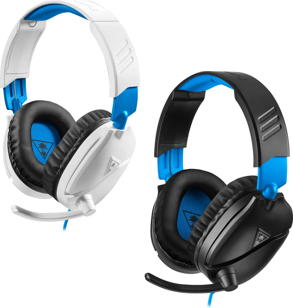 Casque Turtle Beach Recon 70P blanc à micro rabattable muet