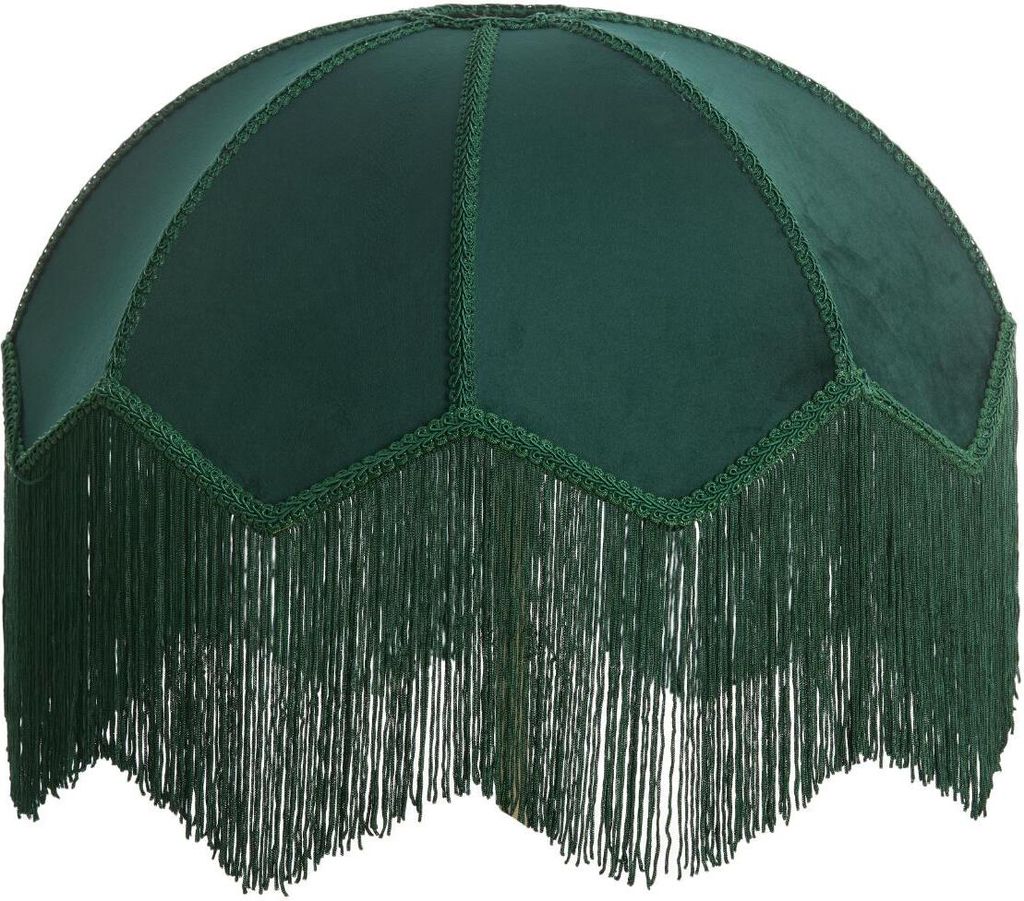 Light & Living - lampenschirm - Malacia - grün - raffia veloursstoff - Ø 45cm - E27 - 3906976