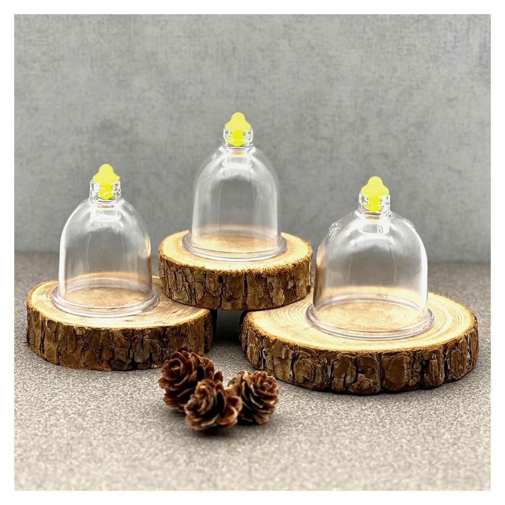 Sifa 100 Schröpfgläser und eine Pumpe, Cupping Cups, Hijama Cupping, Hacamat Kupası (6cm)