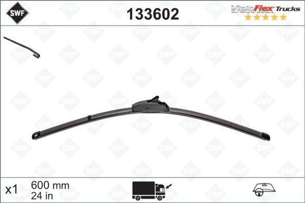 SWF Scheibenwischer 133602 für MAN CLA E2000 F2000 M 2000 M Produktbild 