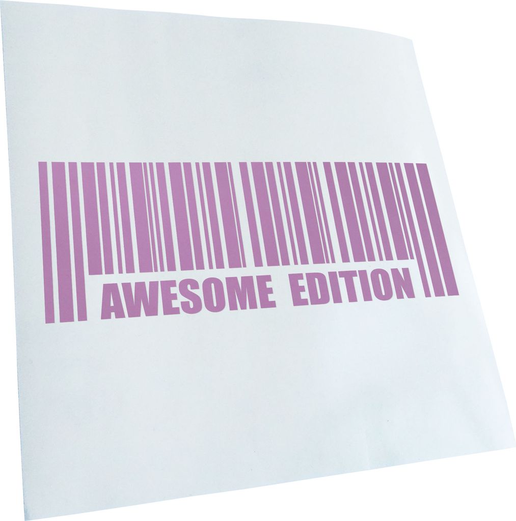 Kiwistar - Autoaufkleber - Awesome Edition - Flieder - 30x11cm - Aufkleber für Auto, Laptop, Fahrrad, LKW, Motorrad Mehrfarbig JDM Decal Racing