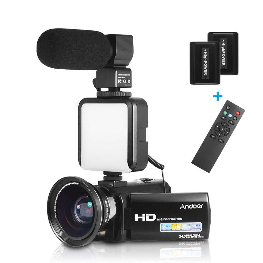 Andoer HDV-201LM 1080P FHD digitální videokamera DV Obrázek produktu 13