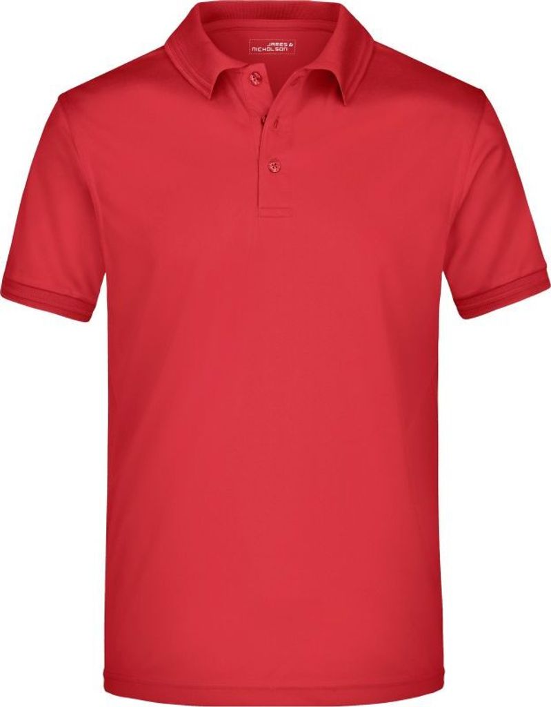 Funktionelles Polo für Freizeit und Sport red, Gr. M
