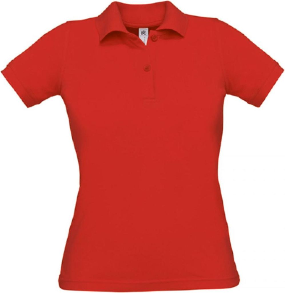 B&C PW455 | Poloshirt Safran Pure / Women - Farbe: Red - Produktbild 