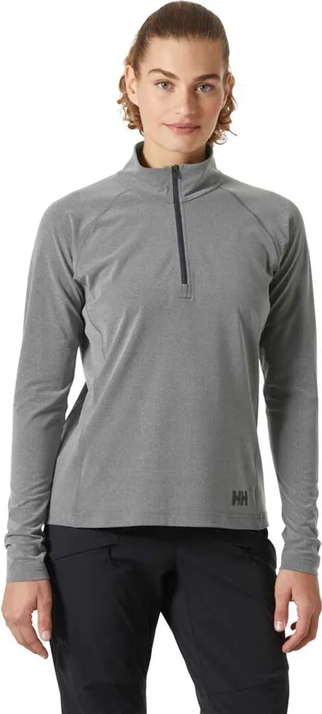 Helly Hansen Tyri Fleece Demi Zip Gris S - Polaire Technique Femme
