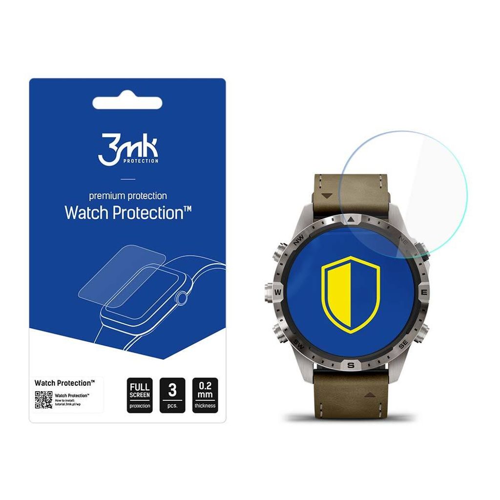 3mk Watch Protection vs. FlexibleGlass Hybridglas für Garmin MARQ Gen 2