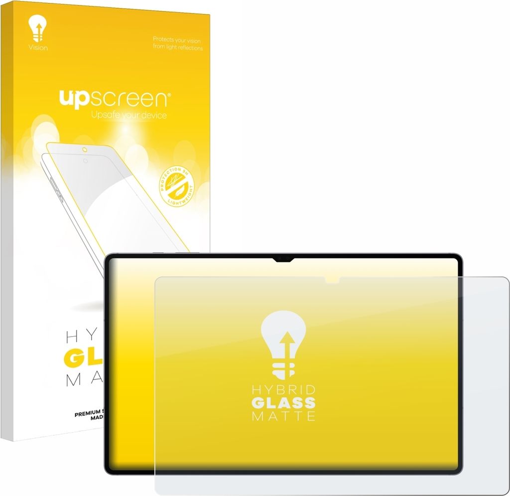 upscreen Entspiegelungs Schutzglas für Samsung Galaxy Tab S10 Ultra WiFi / 5G Schutzfolie Panzer Folie Glas Display Schutz matt