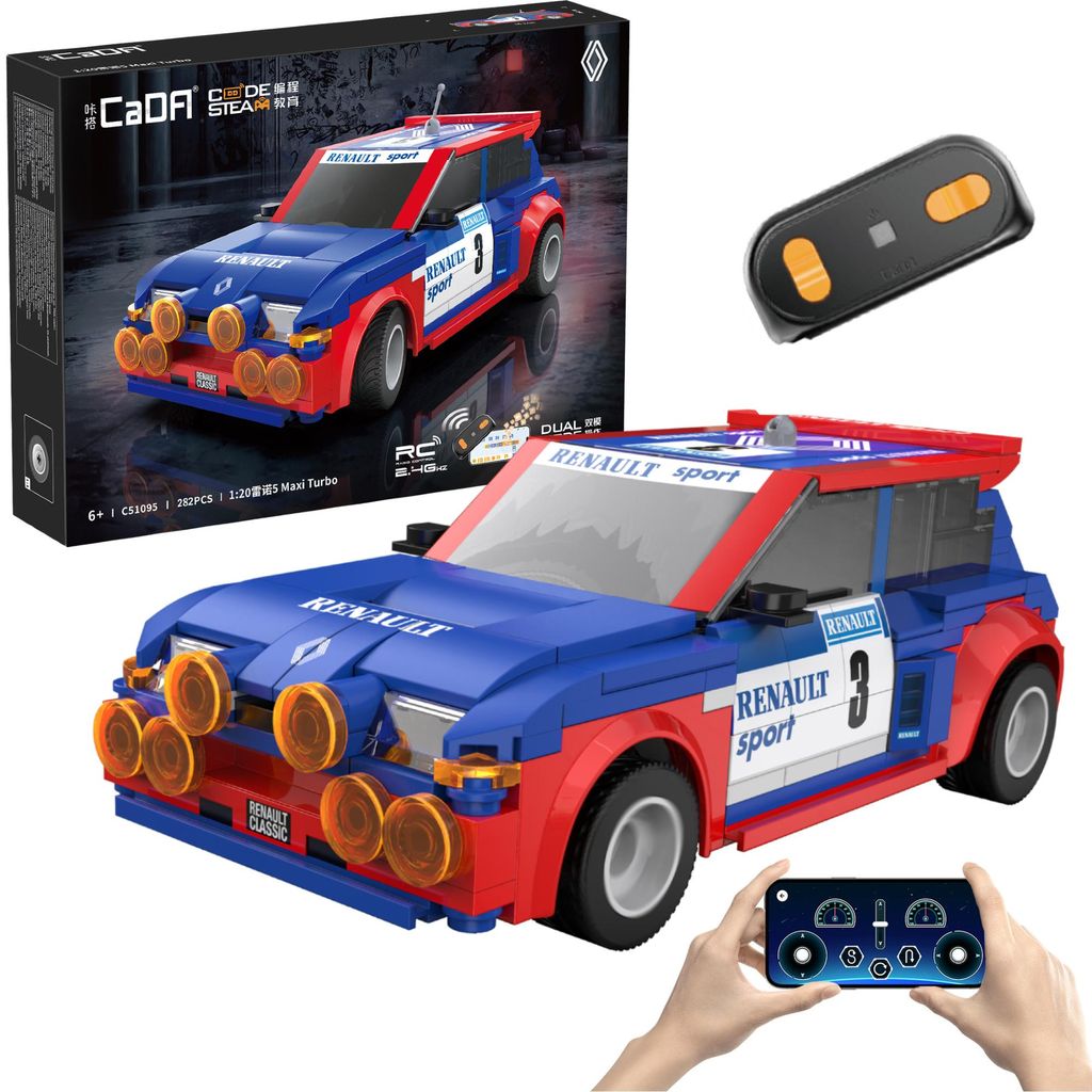 Auto sportiva telecomandata Cada Building Blocks, 18 cm, Immagine del prodotto 