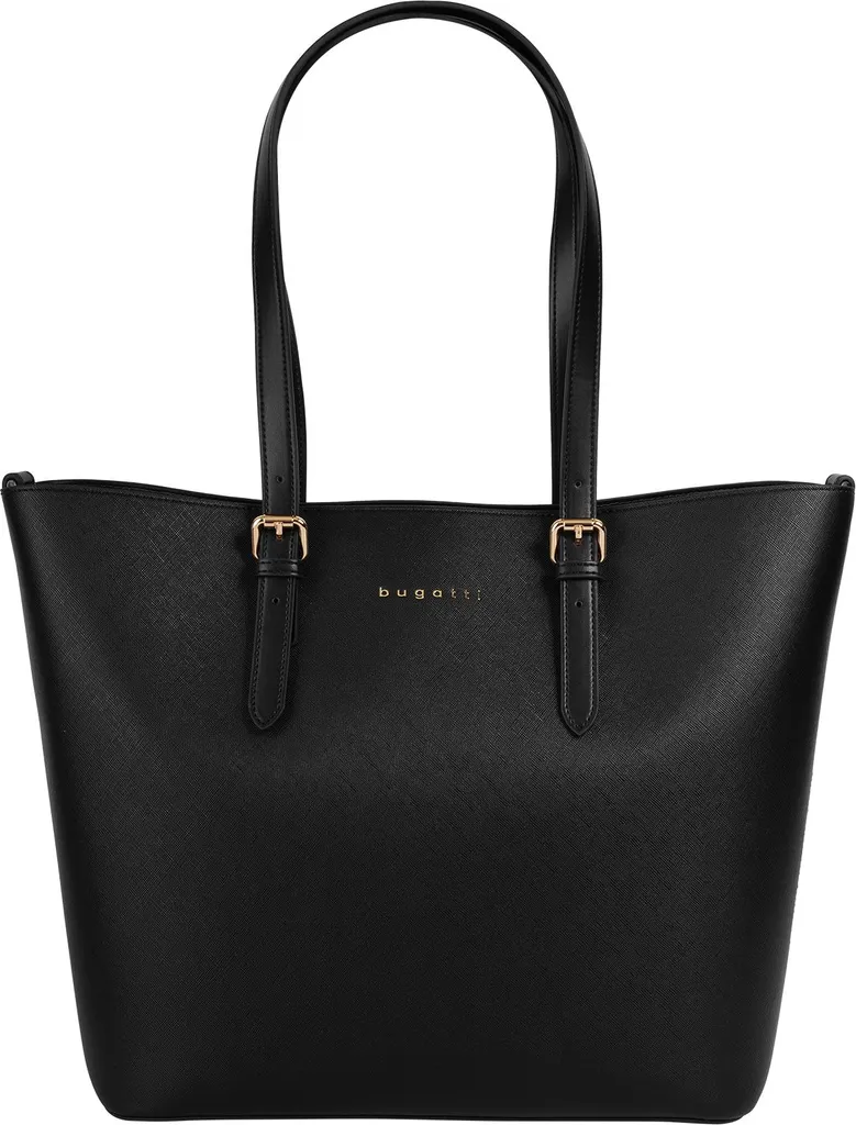 Fini les sacs rayés avec le cabas bugatti Ella Saffiano Noir robuste - 8