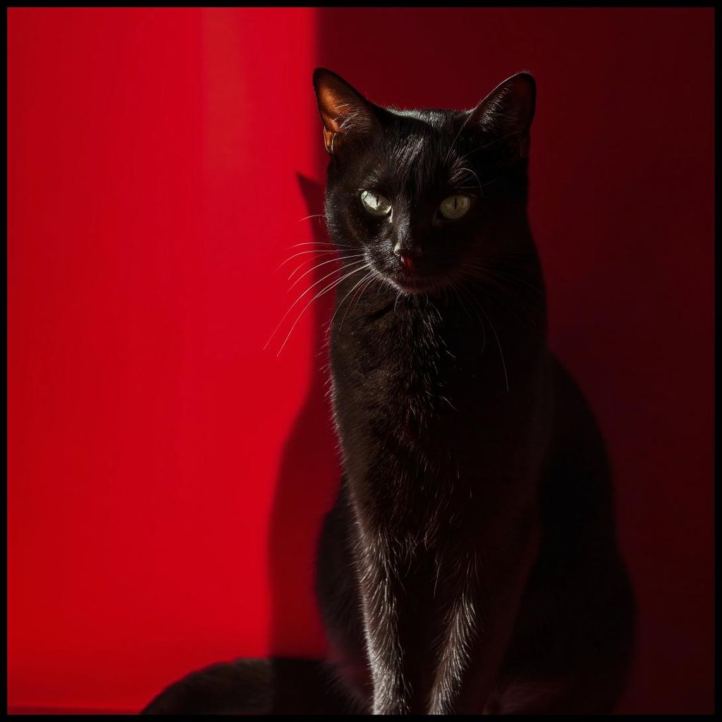 Poster 100x100cm Eleganz im Schatten