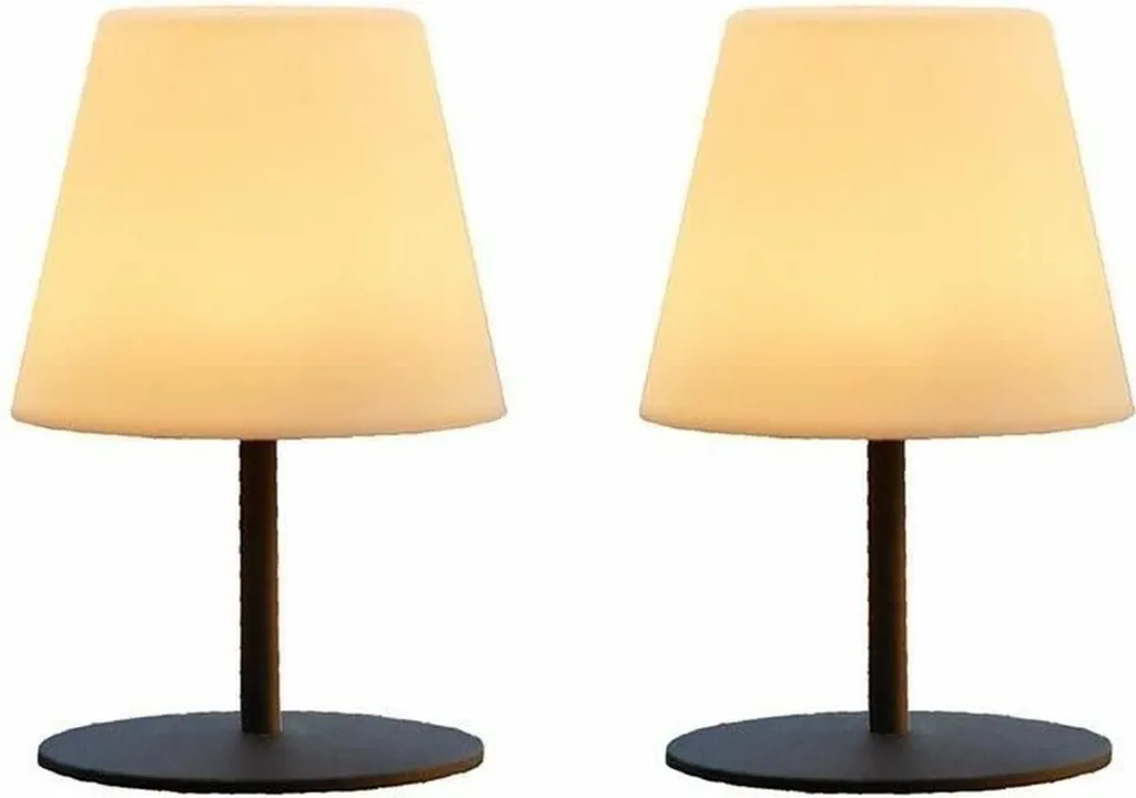 Lampe à Poser LED Lumisky Grise - Éclairage d'Ambiance Intérieur Extérieur