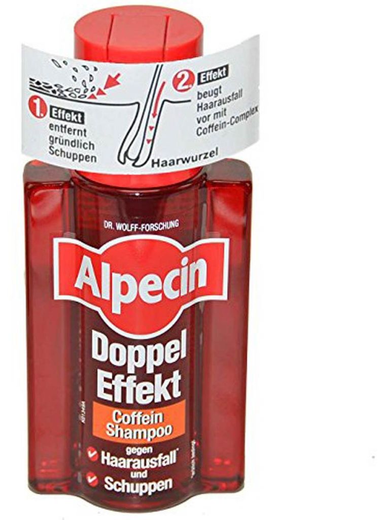 3x Alpecin DOUBLE EFFECT COFFEIN SHAMPOO przeciw wypadaniu Zdjęcie produktu 