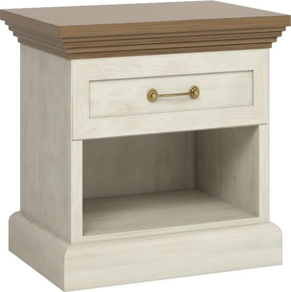 Table de Nuit en Bois pour Chambre d'Adulte - Table de Chevet Classique