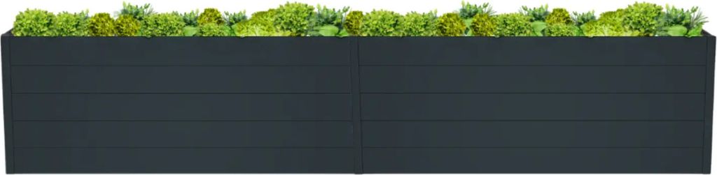 XL-Hochbeet aus Metall in Anthrazit Pulverbeschichtet mit Produktbild 