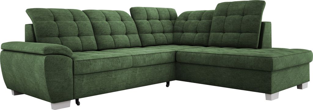 Komfortables Ecksofa LOTTA, Maße 258x212cm, Mit Schlaffunktion Und Hochwertiger Polsterung – Ideales Möbelstück Für Kleine Und Große Räume ...