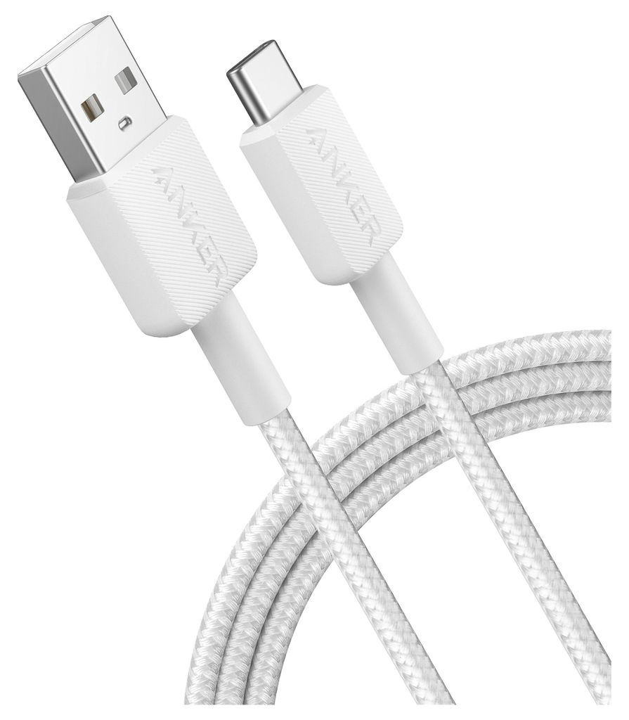 Anker A81H5G21, 0,9 m, USB A, USB C, Biały Zdjęcie produktu 