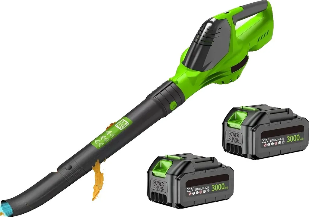 Soffiatore Foglie Brushless a Batteria - Offerta Kit 2 Batterie UE